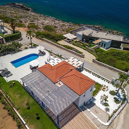 Villa Hemera Ocean View Private Heated Pool Chorafakia Exterior foto