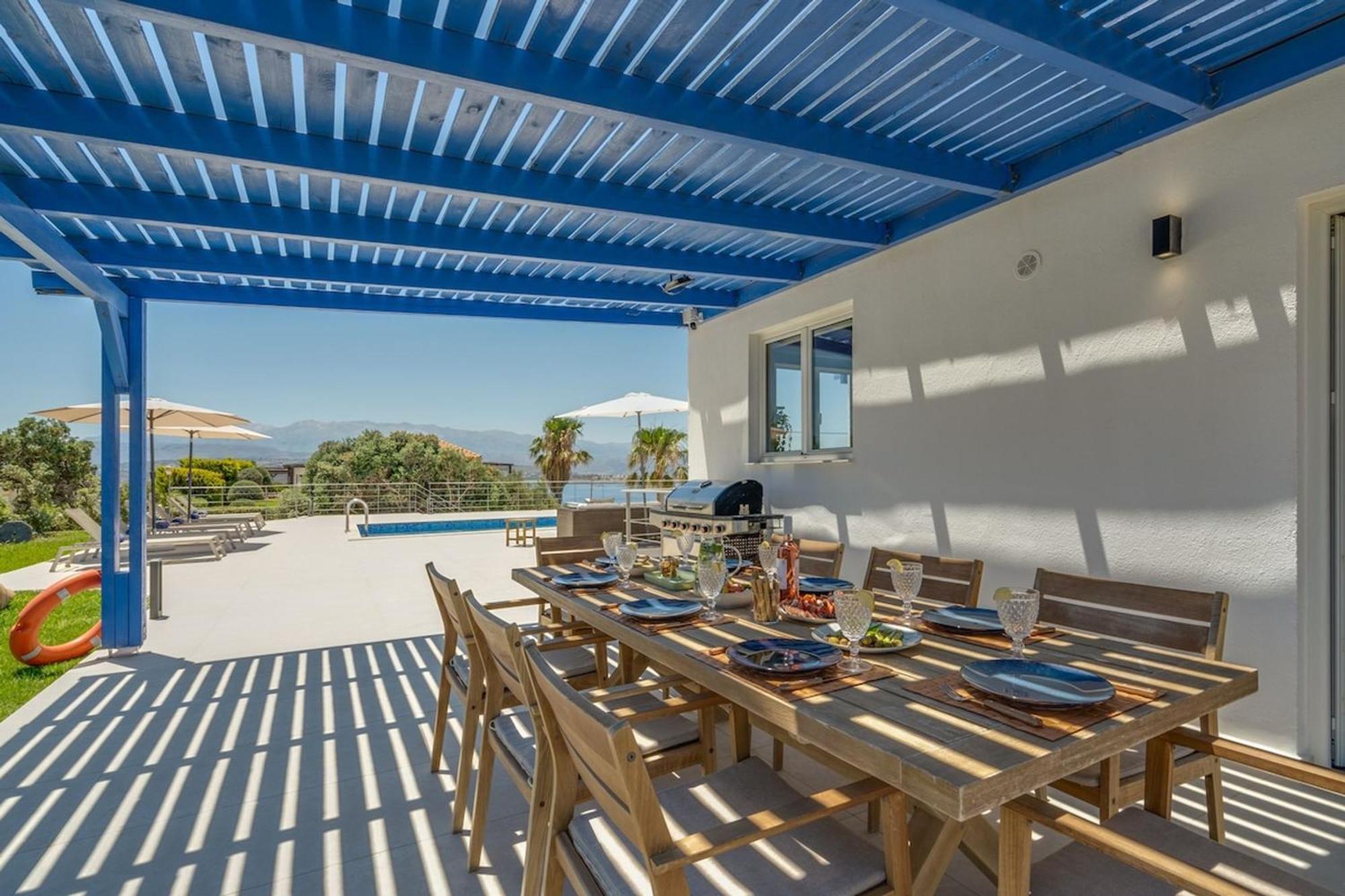 Villa Hemera Ocean View Private Heated Pool Chorafakia Exterior foto