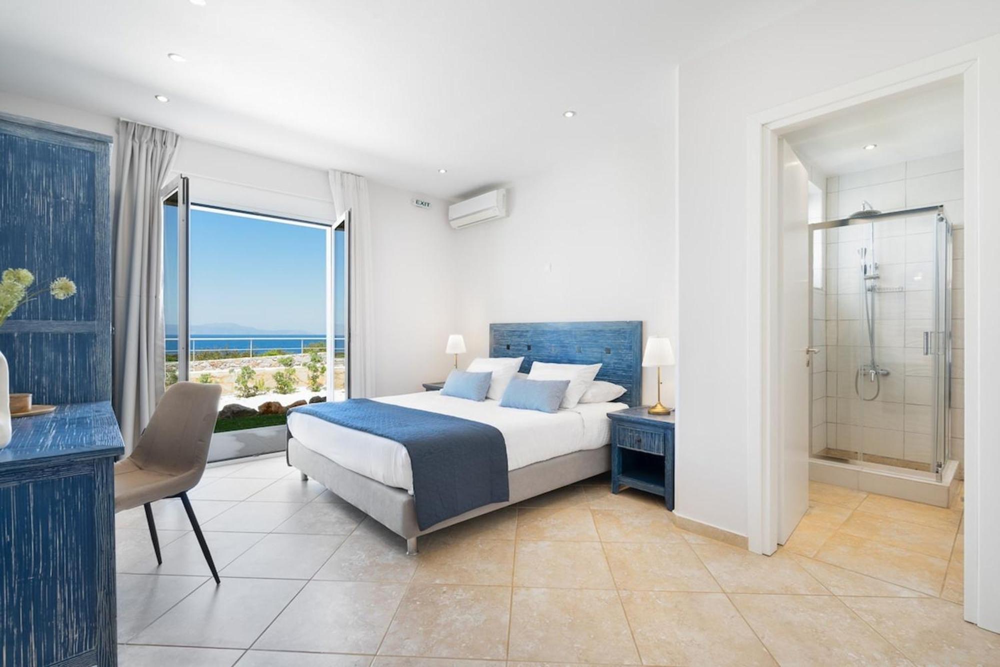 Villa Hemera Ocean View Private Heated Pool Chorafakia Exterior foto