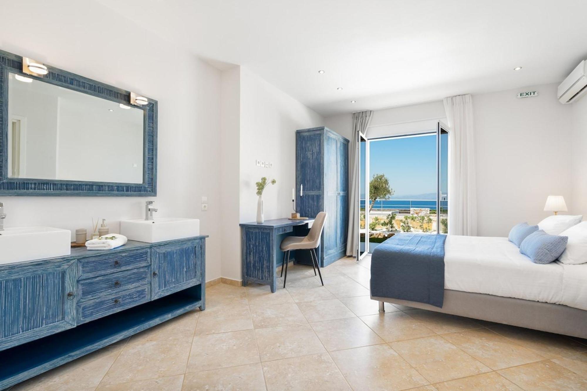 Villa Hemera Ocean View Private Heated Pool Chorafakia Exterior foto