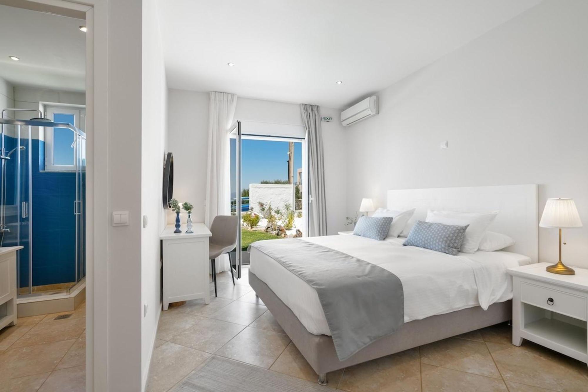 Villa Hemera Ocean View Private Heated Pool Chorafakia Exterior foto